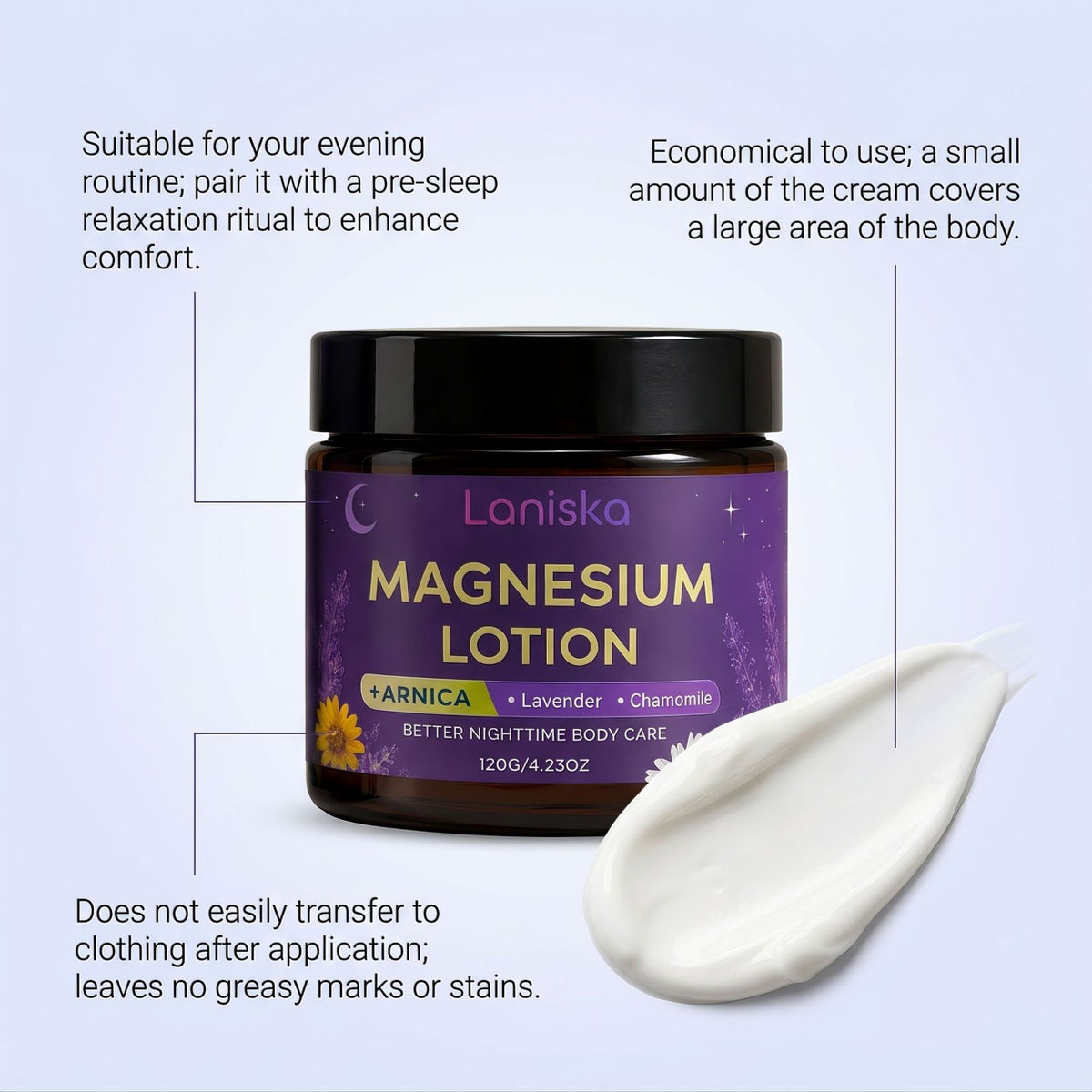 Moisturizing And Soothing Body Care Night Magnesium Cream
