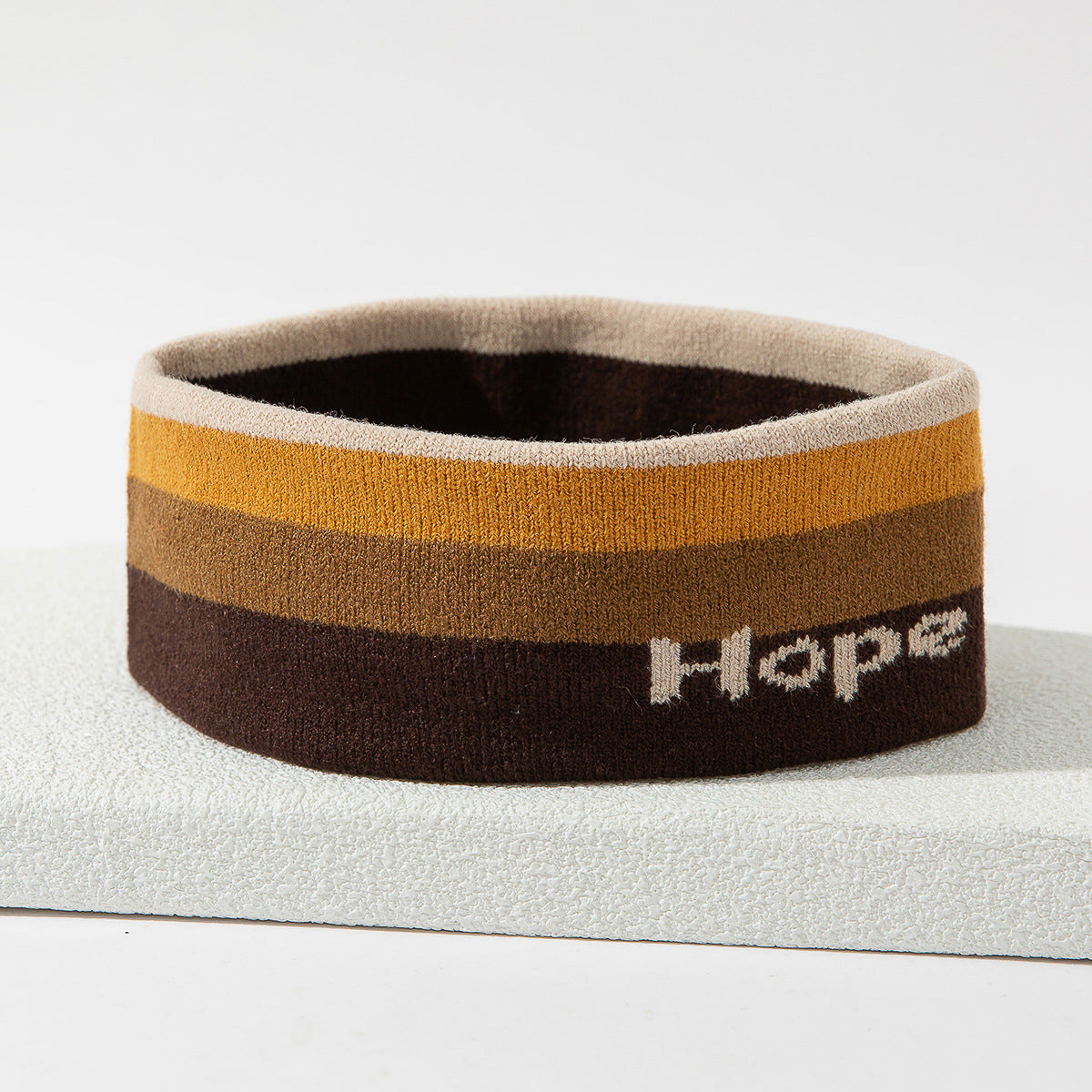 Stretch Sports Sweat-Absorbent Knitted Hair Band - Unisex Fitness Accessory