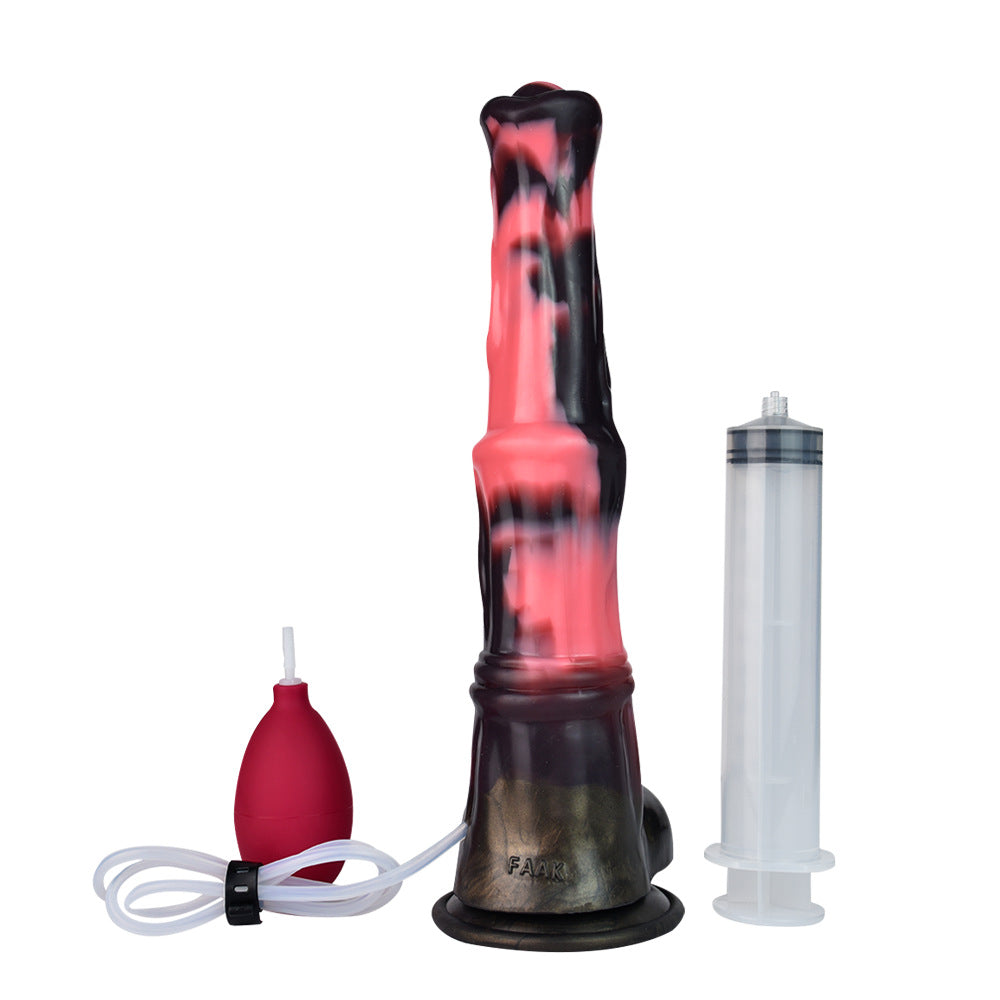 Anal and Vaginal Cleaning Device - Silicone Masturbation Toy for Adults