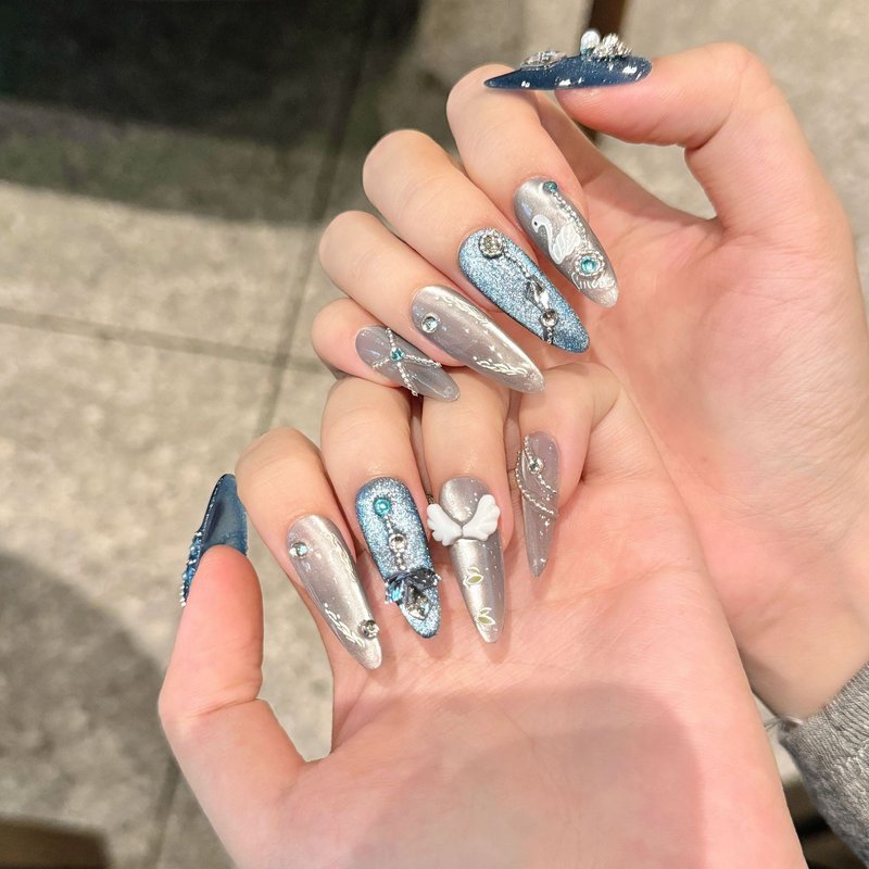Cat-Eye Nail Art Stickers - Multiple Designs