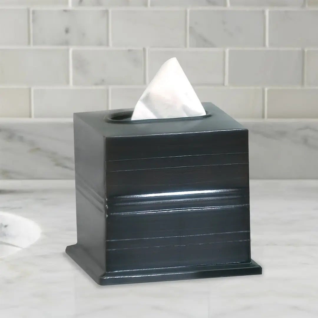 Tissue Box Stainless Steel Square Facial Holder Oil Rubbed Bronze
