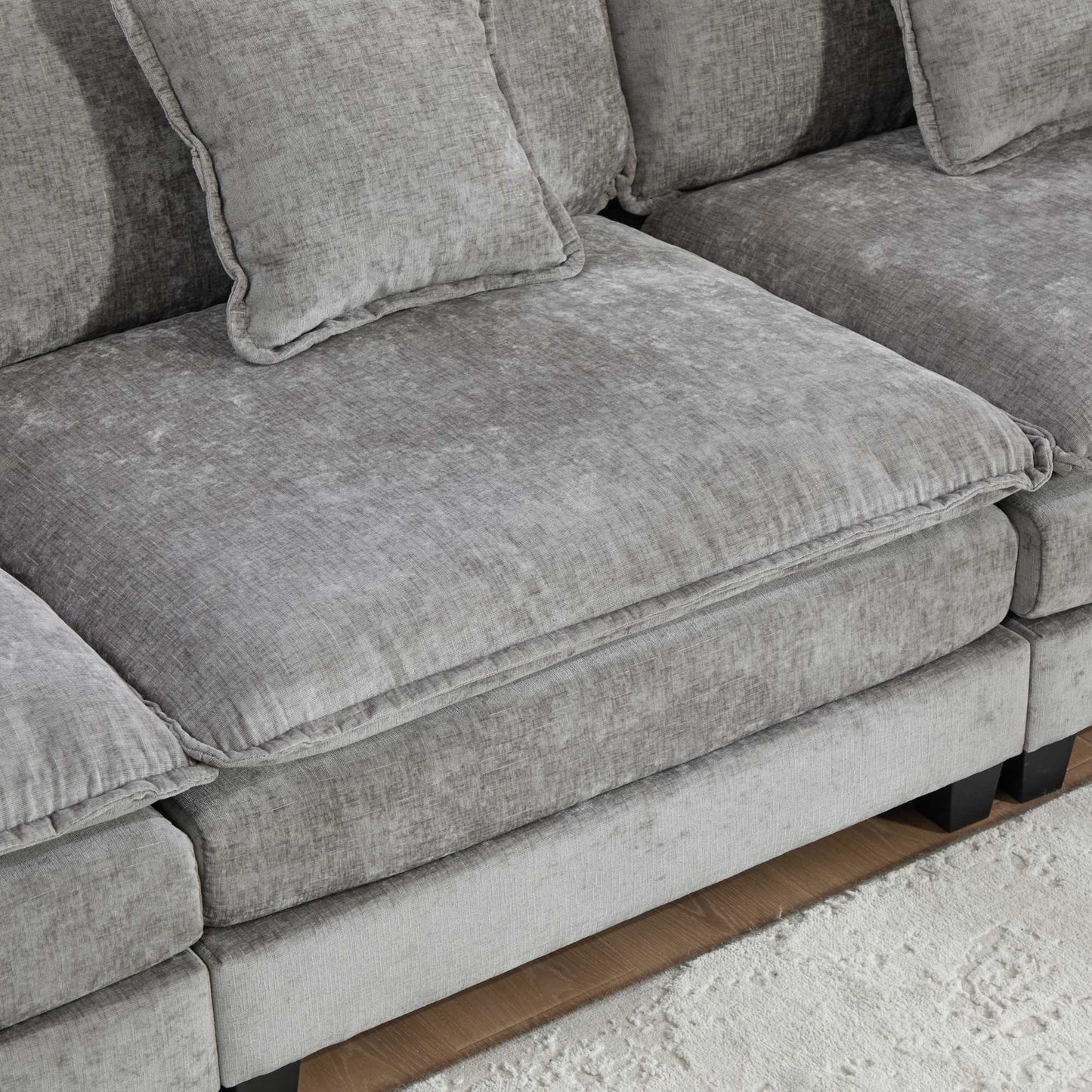 Cloud Sofa One Seat Armrests Are Not Included , Modern Sectional
