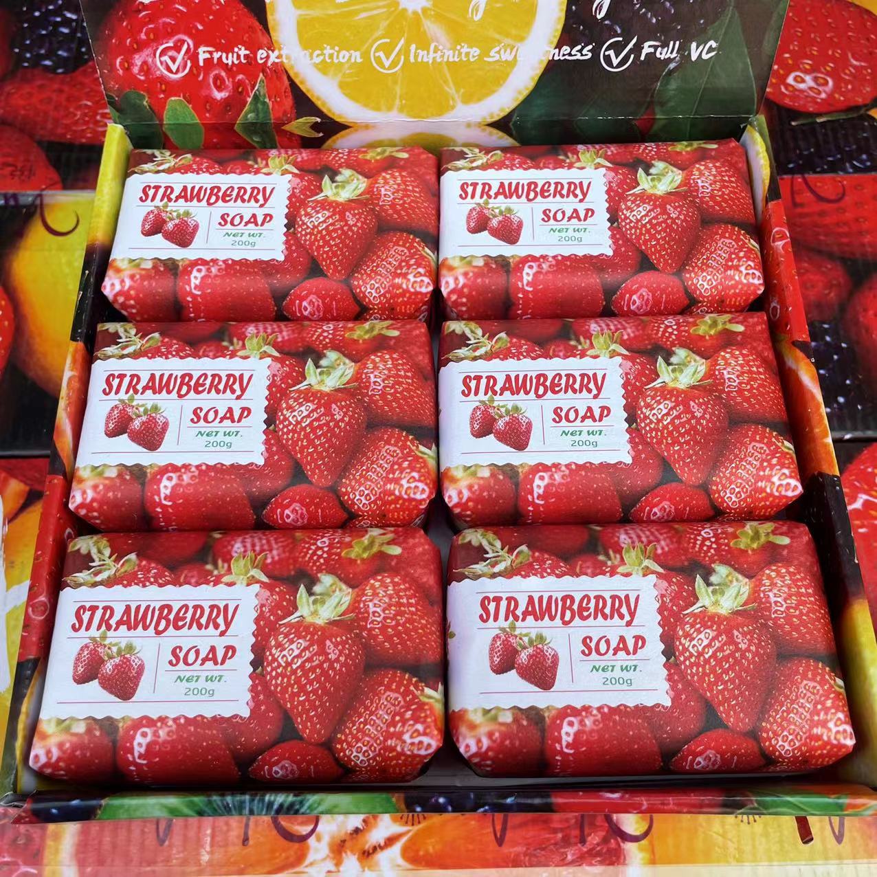 Fruit Scented Hand Soap with Grape, Strawberry & More - Household Bathroom Storage