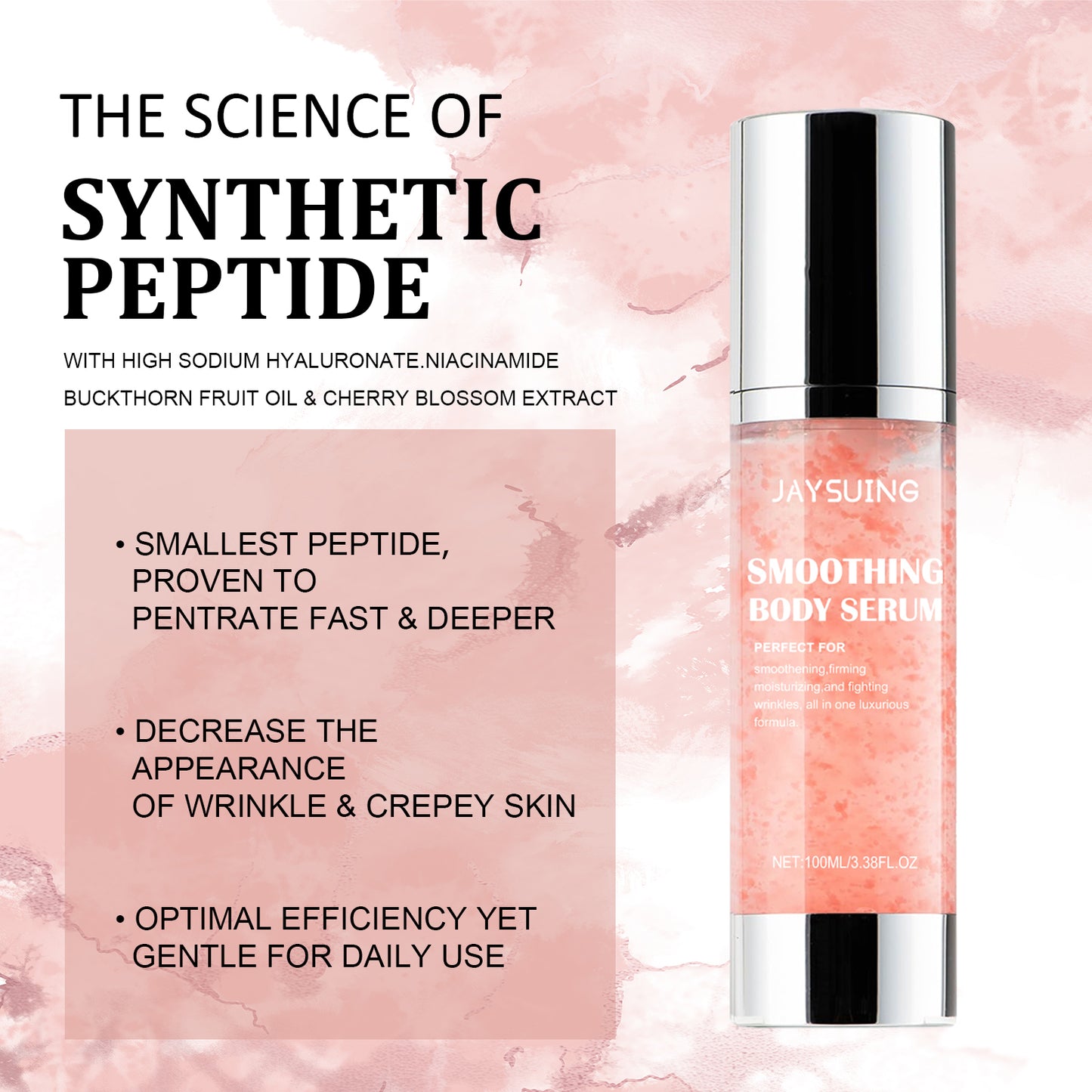 Smoothing Body Serum with Collagen - Moisturizing Anti-Aging Skin Care 100ml