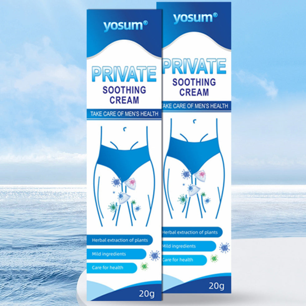 Anti-Itch Skin Care Cream for Men - Argy Wormwood External Use 20g