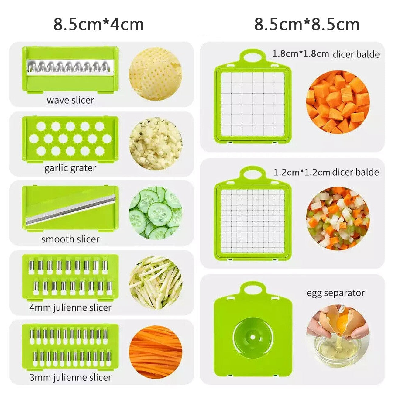 15-in-1 Vegetable Chopper & Fruit Slicer with Container