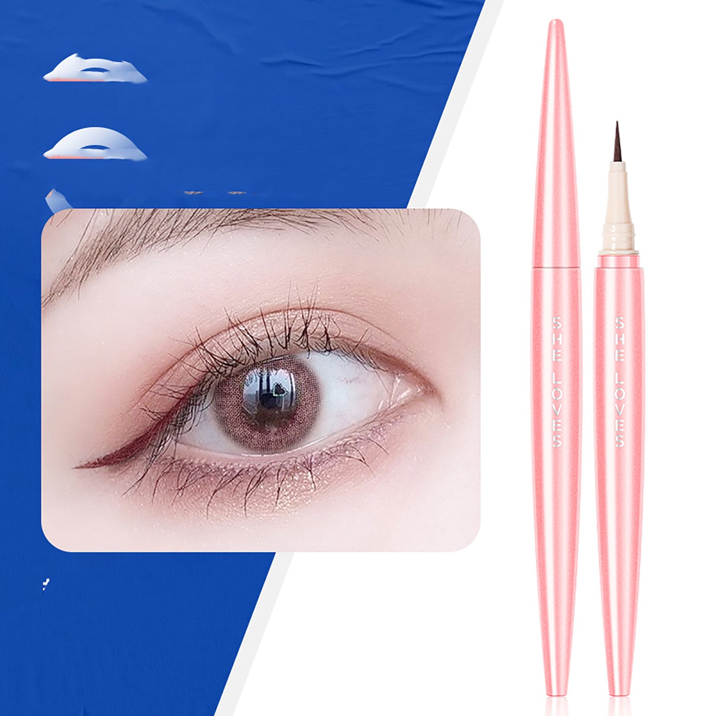 Liquid Eyeliner Pencil - Extra Fine Tip for Precise Eye Makeup - Multiple Styles