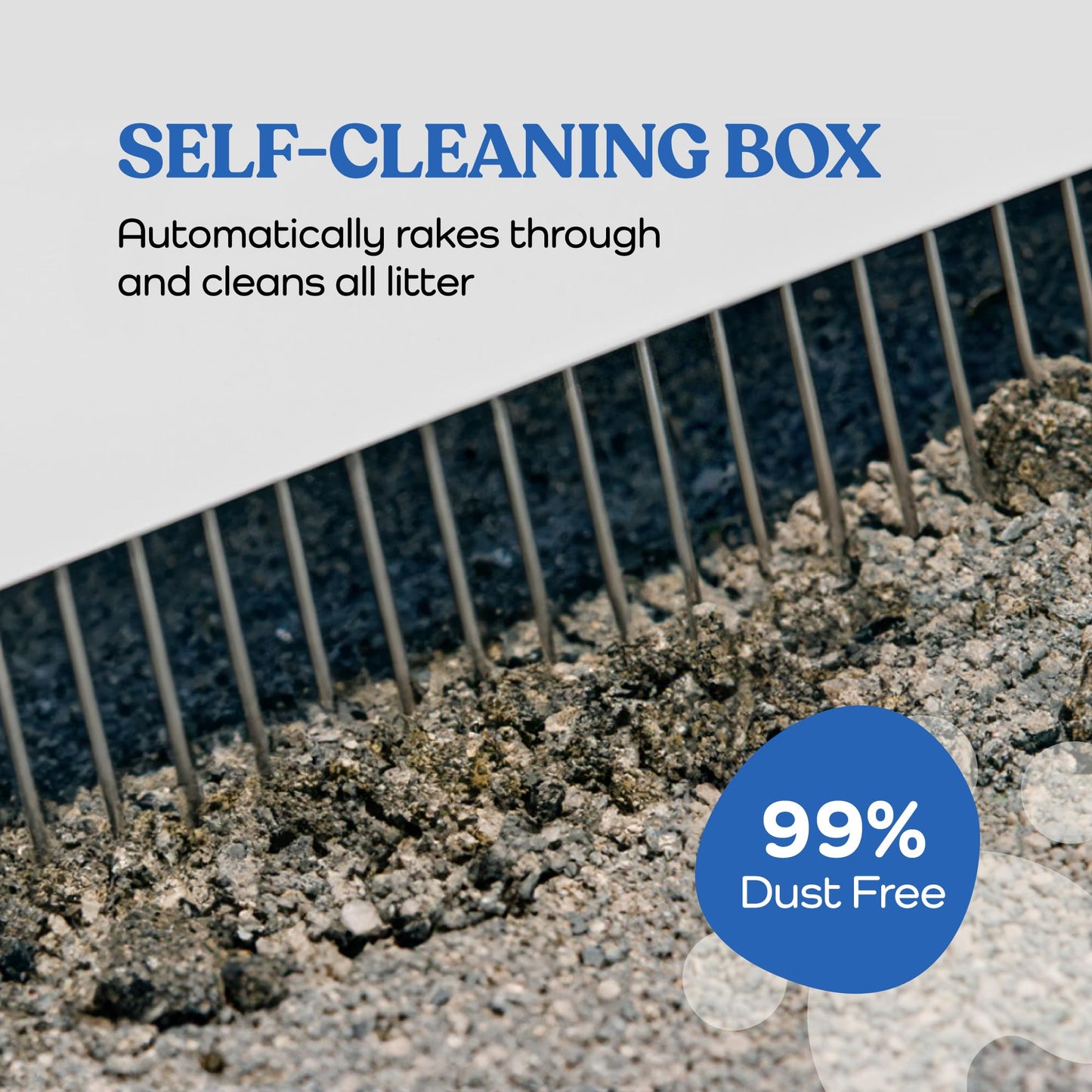 Smart Cat Litter Box with Wide Opening and Self-Cleaning - App & WiFi Enabled