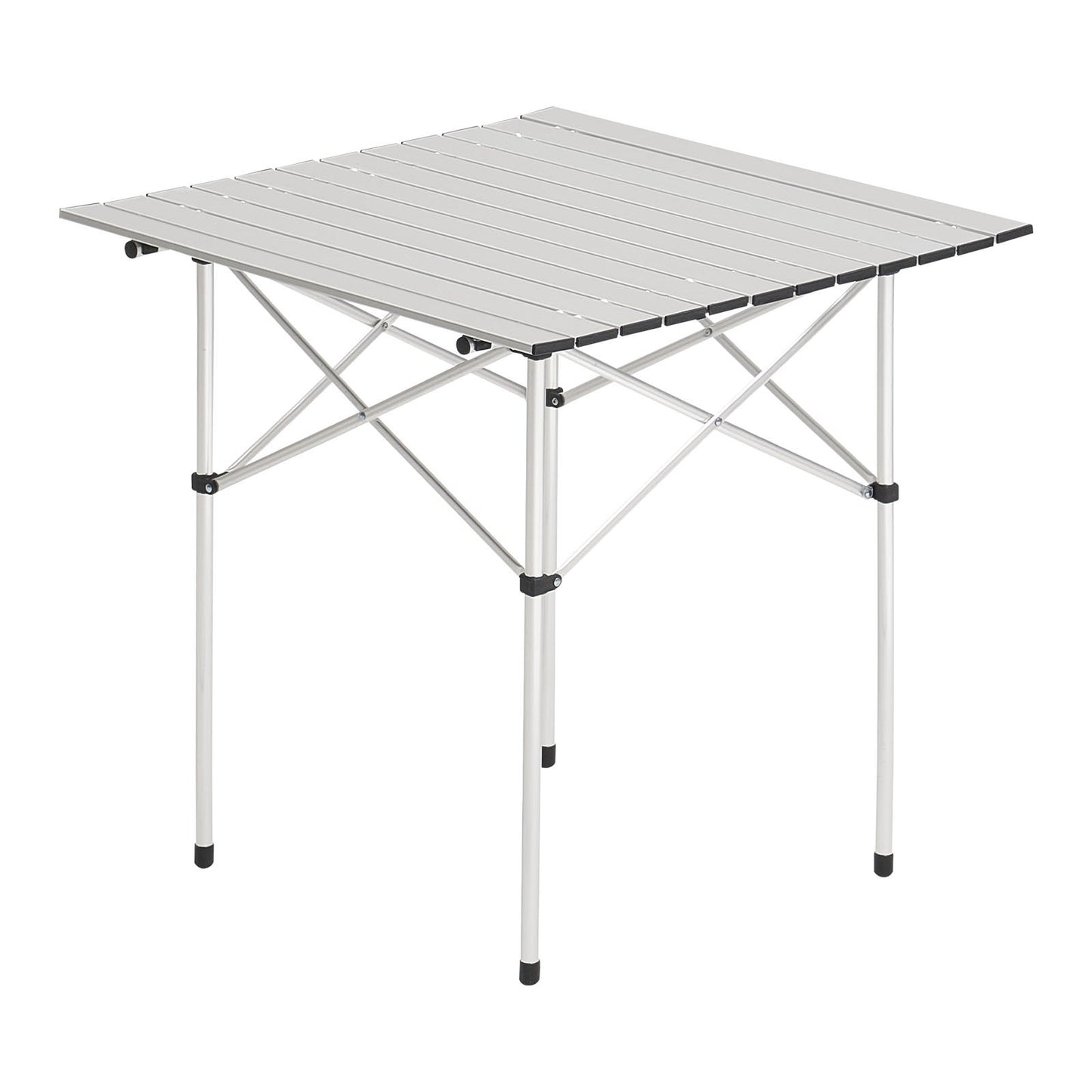 Portable Camping Table with Aluminum Surface & Carry Bag - Foldable Outdoor Picnic Table