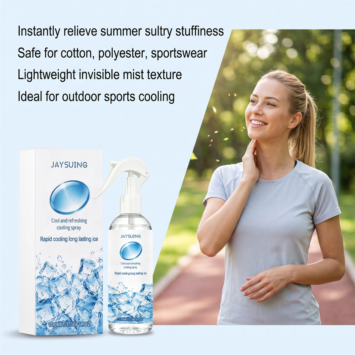 Cooling Spray 100ML - Refreshing Home & Personal Use