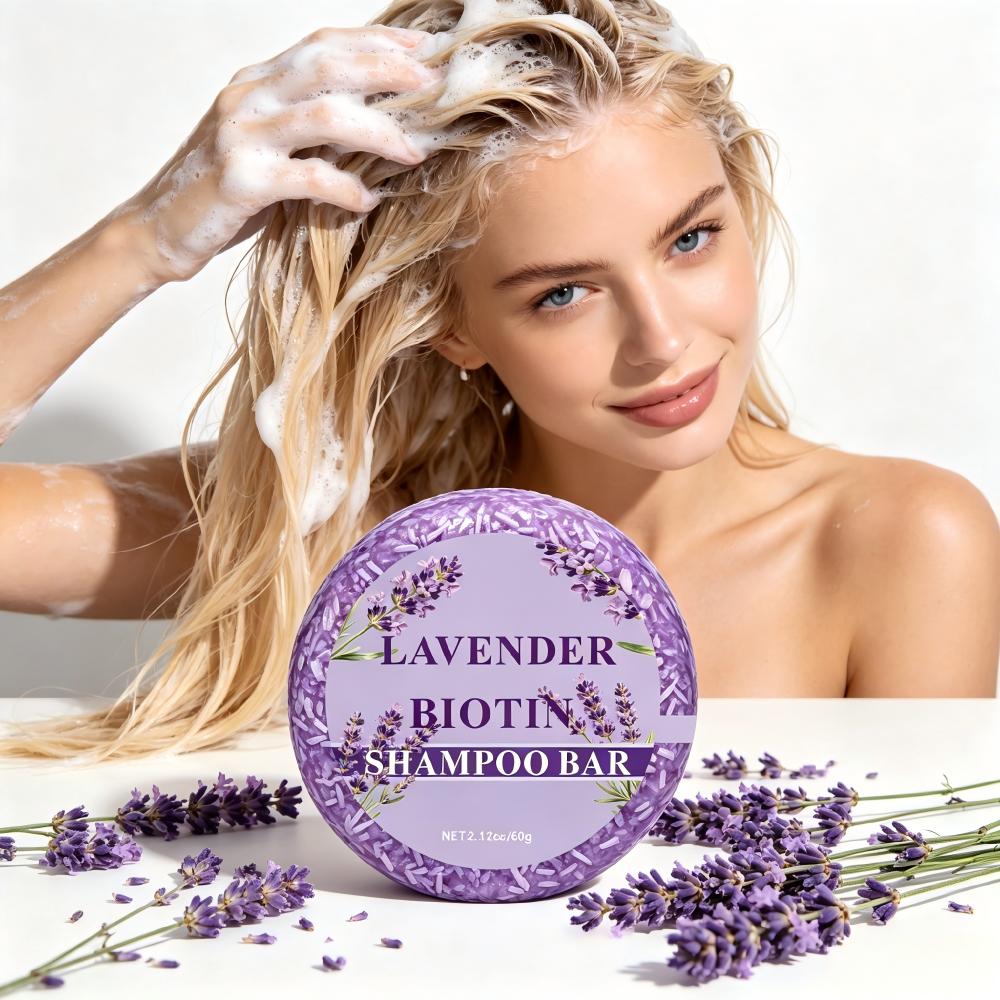 Lavender Biotin Shampoo Bar - 60g