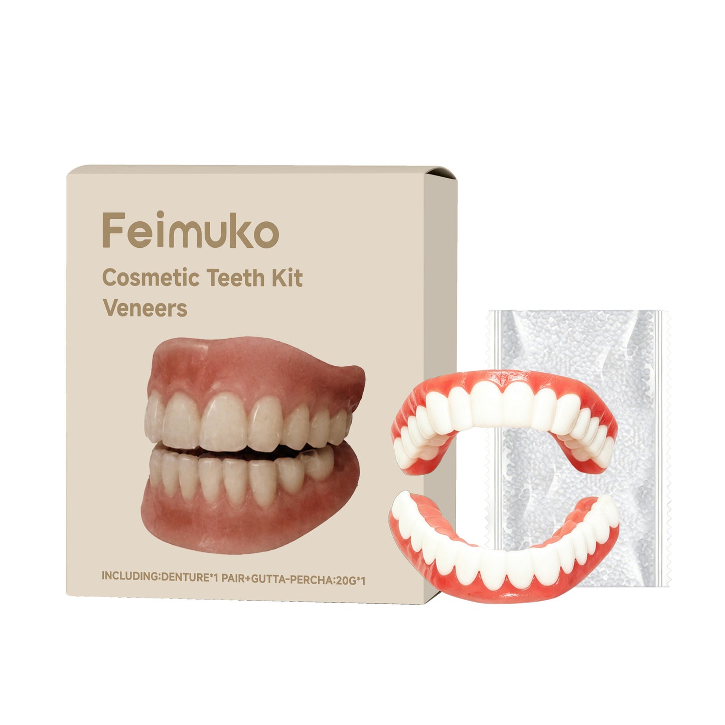 Dental Cosmetic Kit - Denture Set for Oral Care and Smile Enhancement