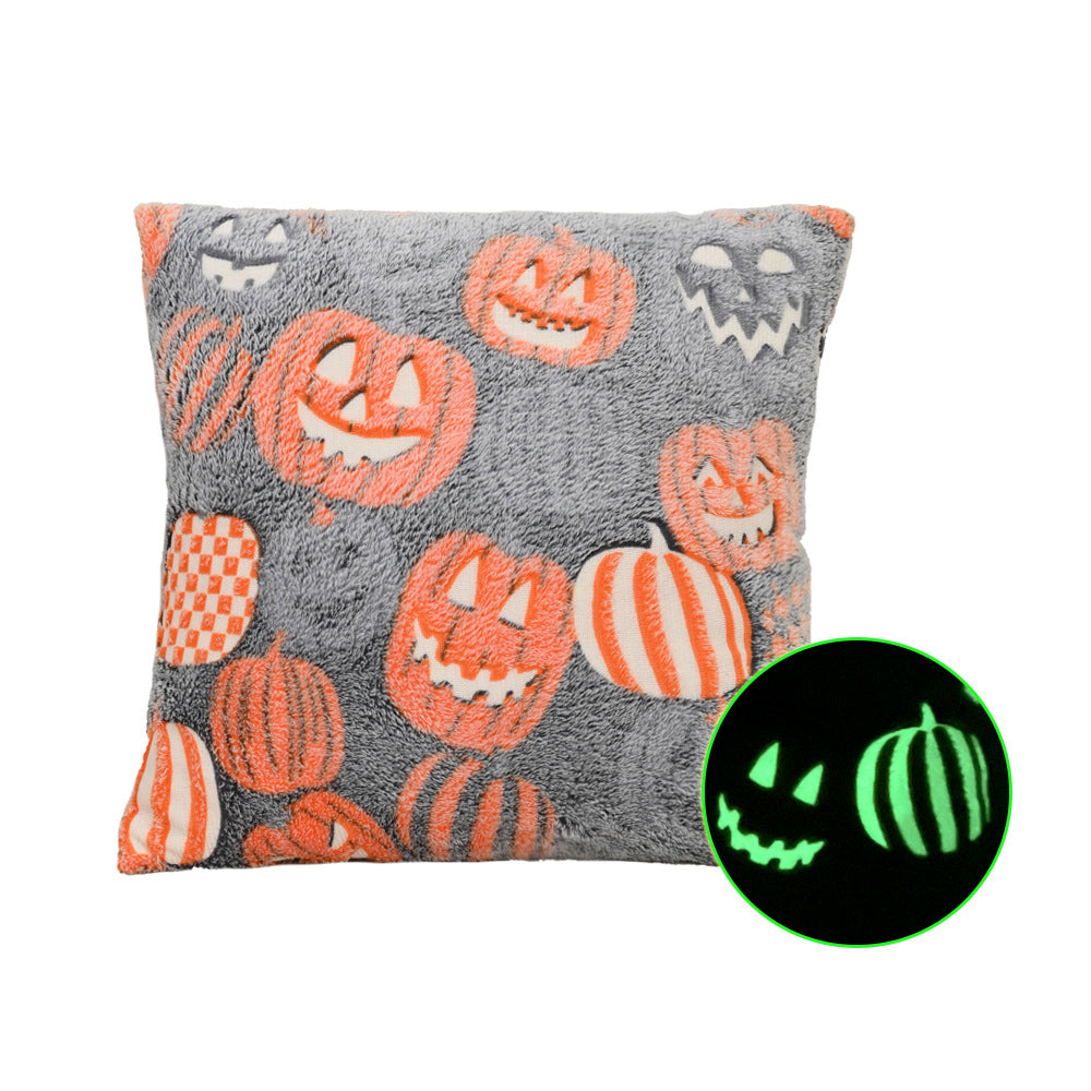 Luminous Halloween Pillow Cover Set - 45x45cm Nordic Home Decor