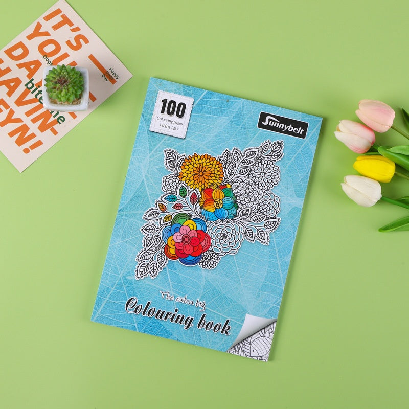 Kids Coloring Book - Secret Garden Watercolor Sketchpad for Early Learning