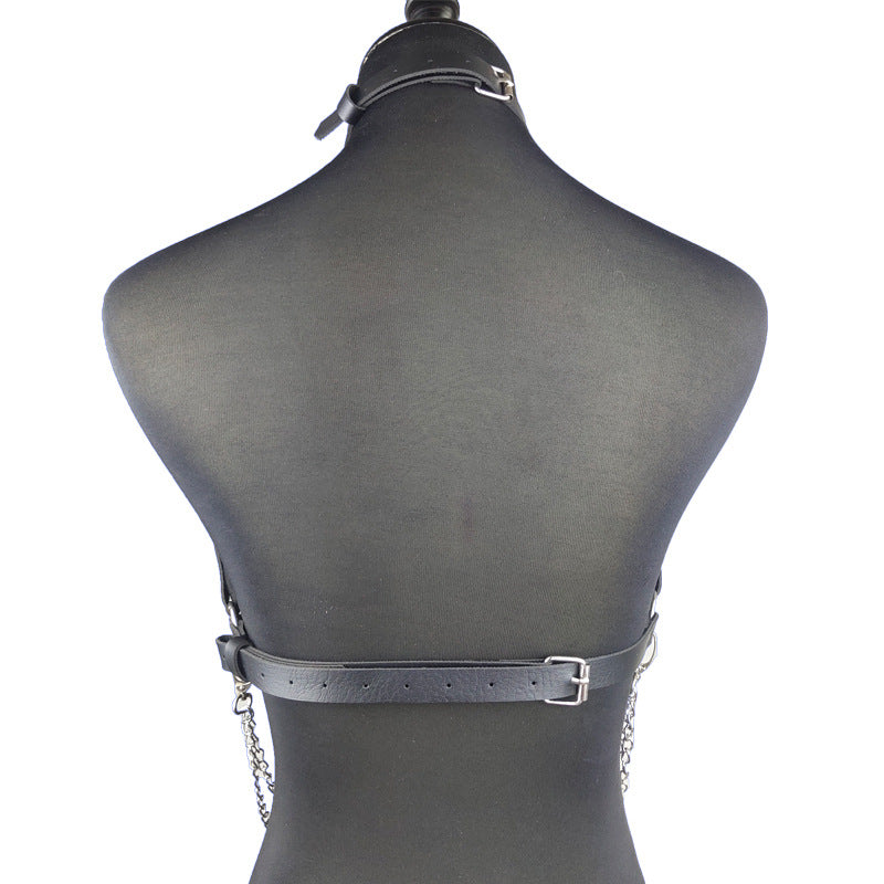 Black Leather Binding Belt for Home & Garden Storage - Erotic Bondage Accessory