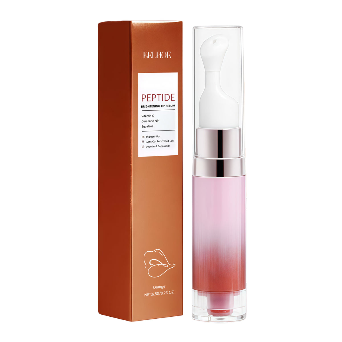 Skin Brightening Moisturizing Lip E Ssence Orange 6.5g 1 Box