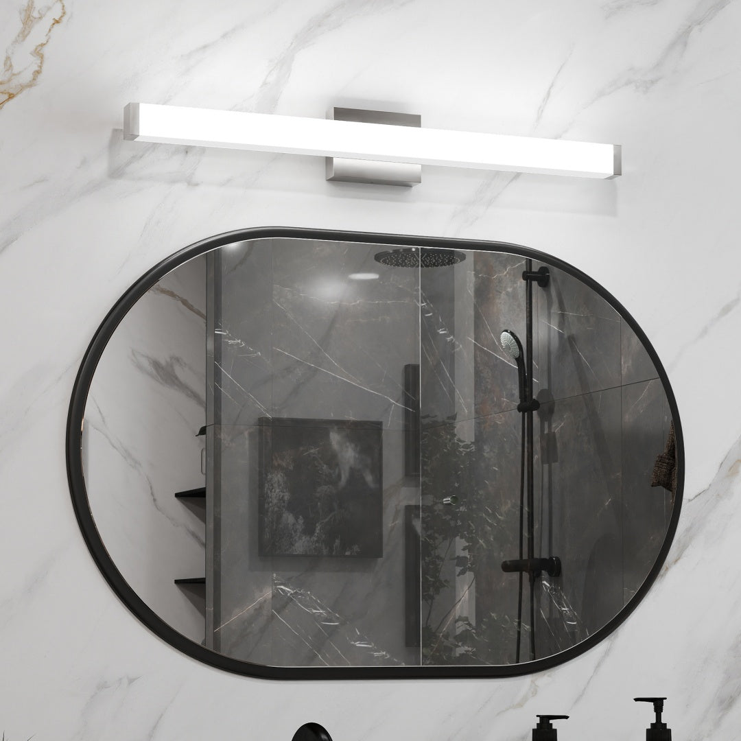 32.7" Brushed Nickel LED Bathroom Vanity Light - 18W Cool White