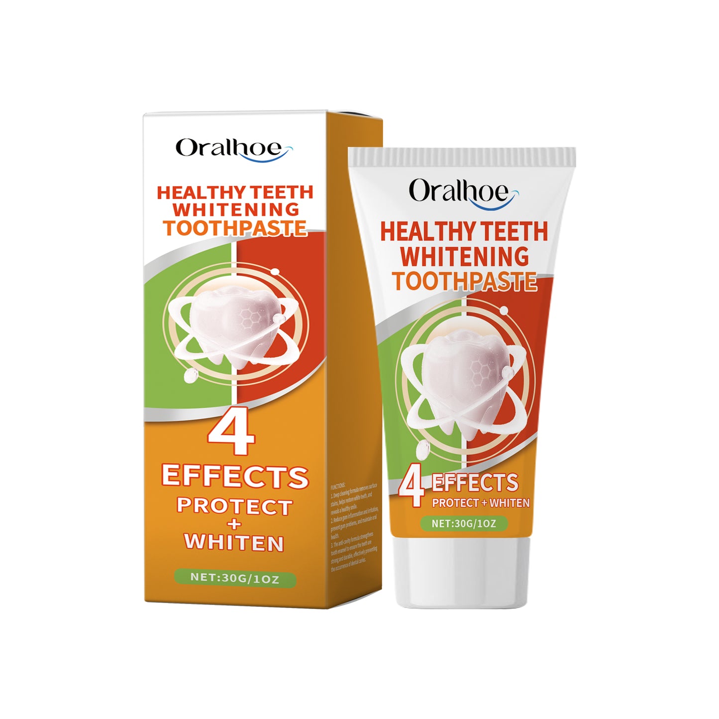 Whitening and Anti-Moth Toothpaste 30g - Oral Care for Bright Teeth