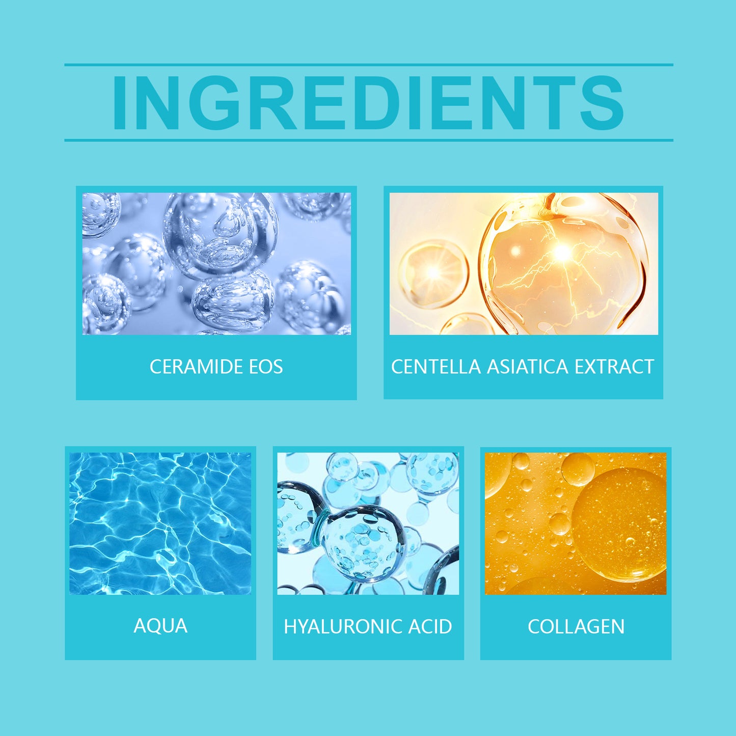 Centella Repair Moisturizer - Hydrating Facial Cream with Hyaluronic Acid