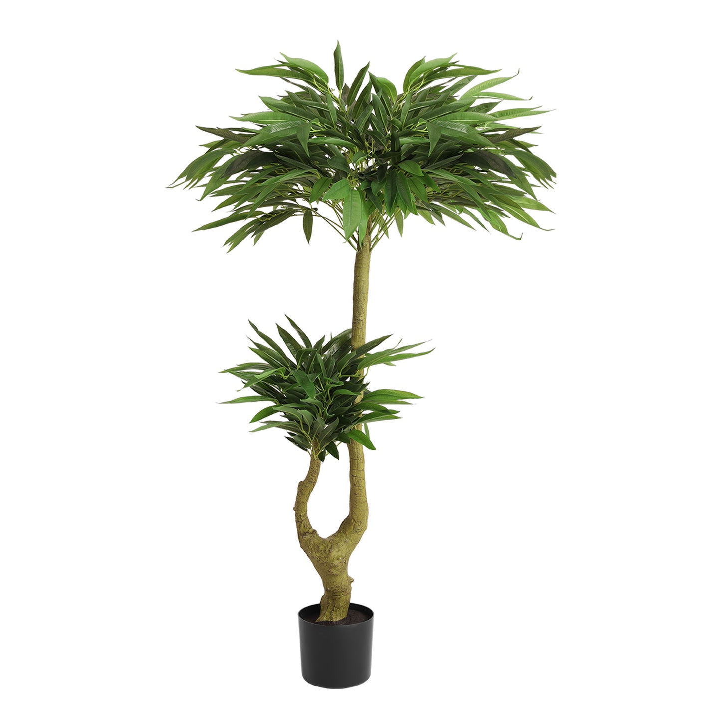 5FT Artificial Willow Tree - Green Faux Potted Plant