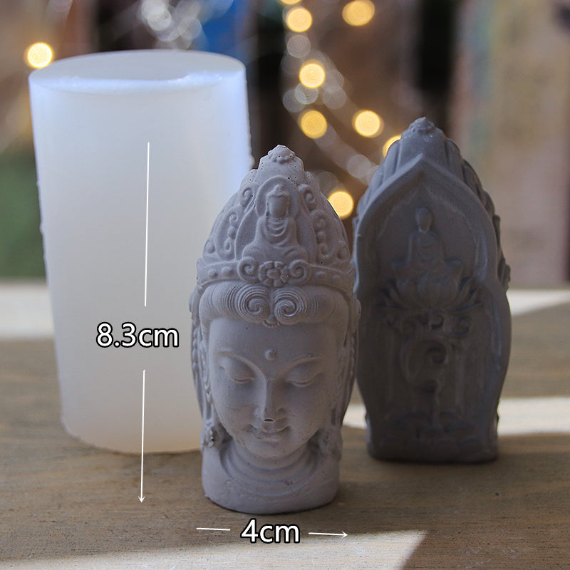 Guanyin Candle Mold Silicone Decorative Craft Tool for Home & Party