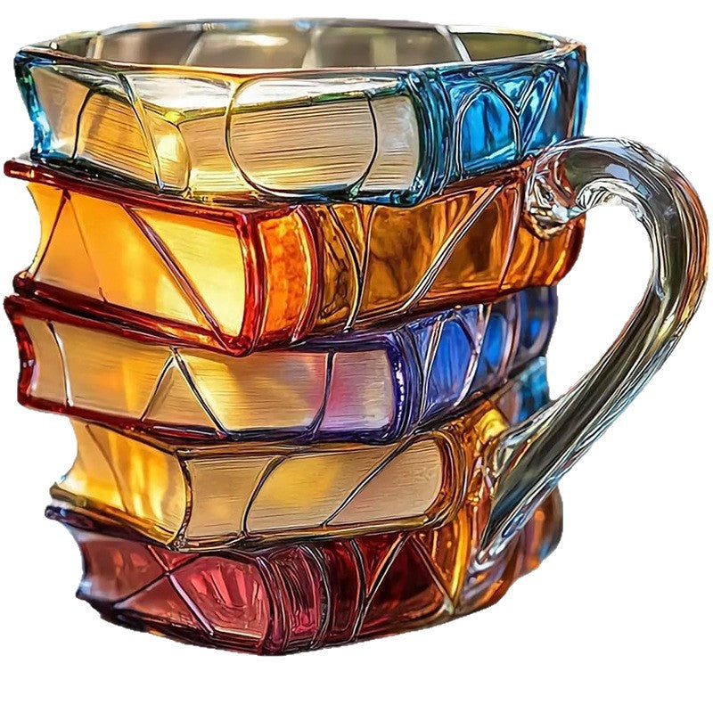 3D Book-Shaped Coffee Mug - Decorative Literary Inspired Drinkware