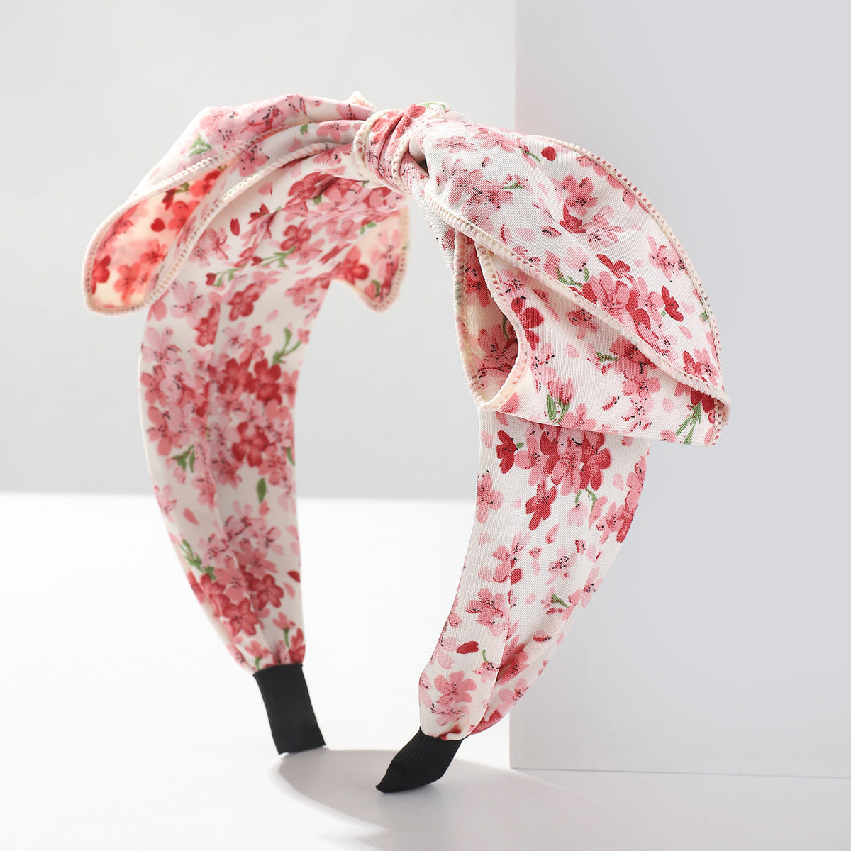 Floral Hair Bow - Pastoral Print Design