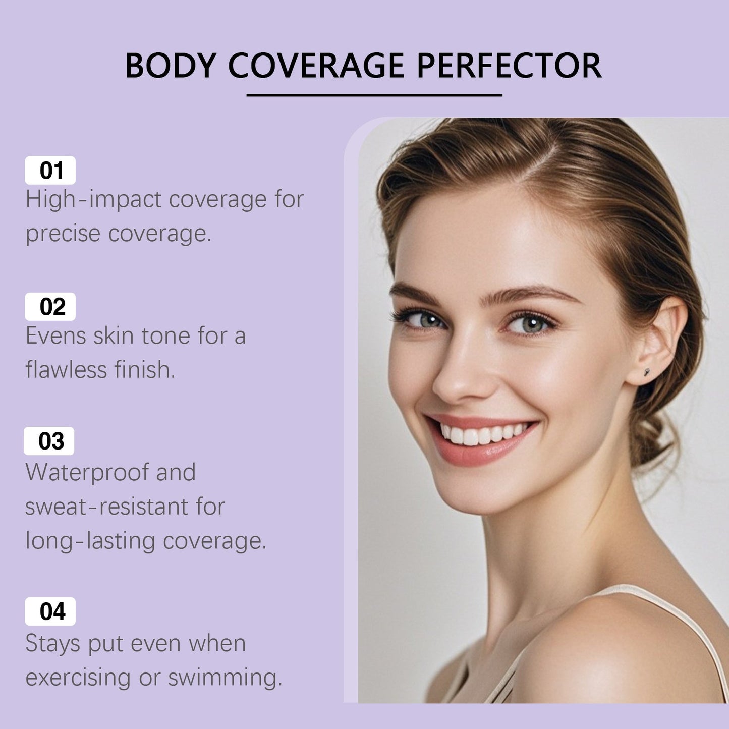 Long-Lasting Body Concealer - 70g Natural, Ivory, Medium Skin Tone