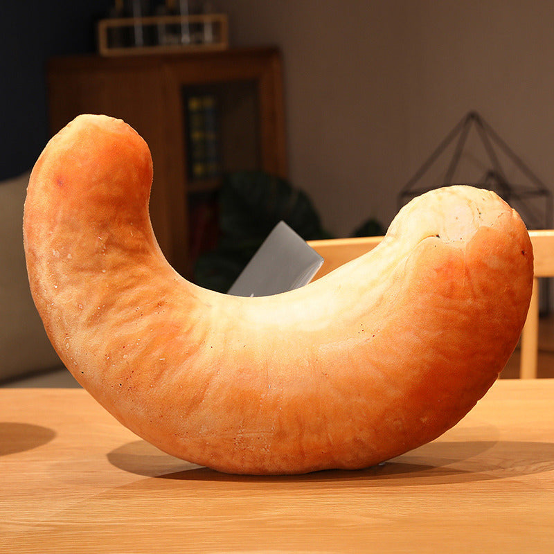 Lifelike Printed Nut Pillow - Peanut, Pistachio, Pecan & More - Home Decor