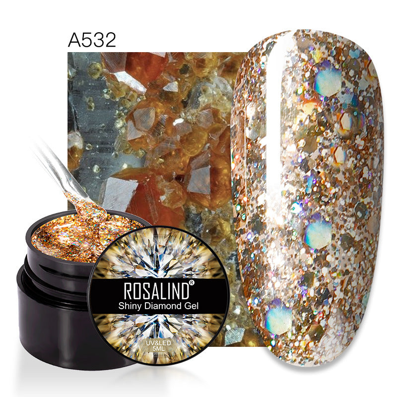 Flashing Diamond UV Nail Polish - 8 Colors
