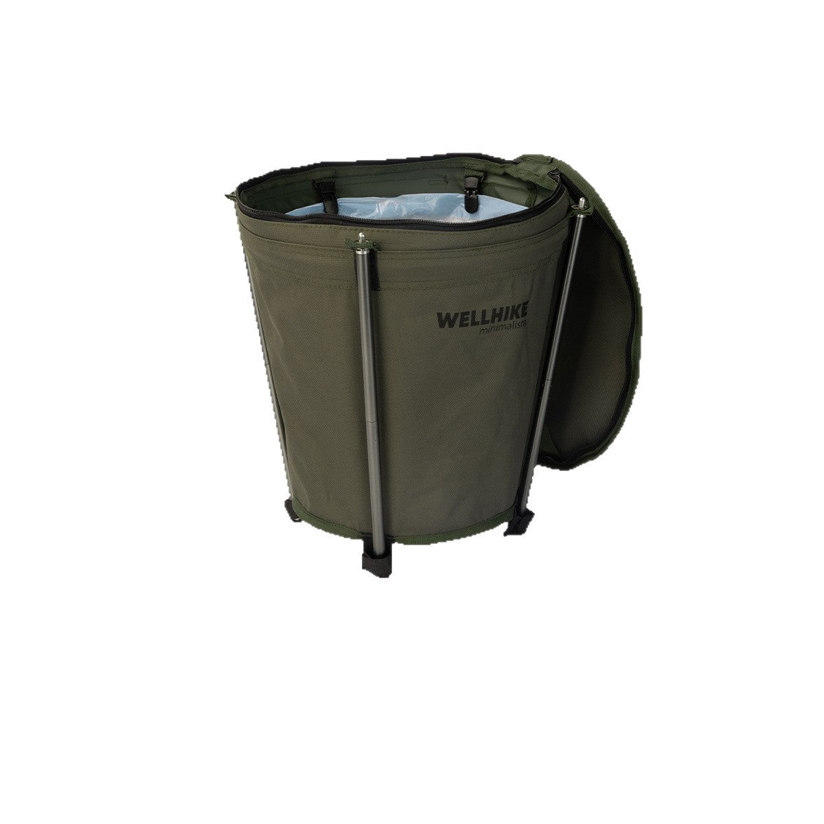 Outdoor Foldable Storage Round Bin 20L - Weatherproof Garden Storage