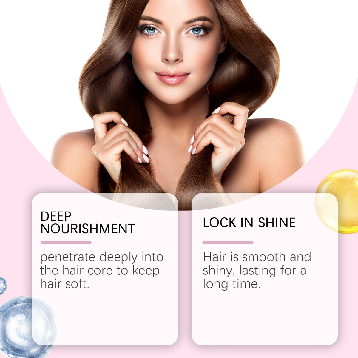 Soft And Bright Hair Mask Nursing Nourishing