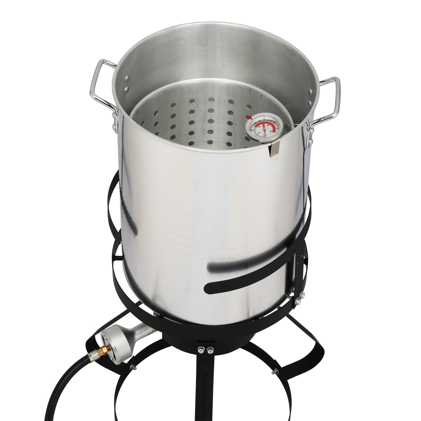 30QT Turkey Fryer & 10QT Fish Pot Set - Outdoor Cooking