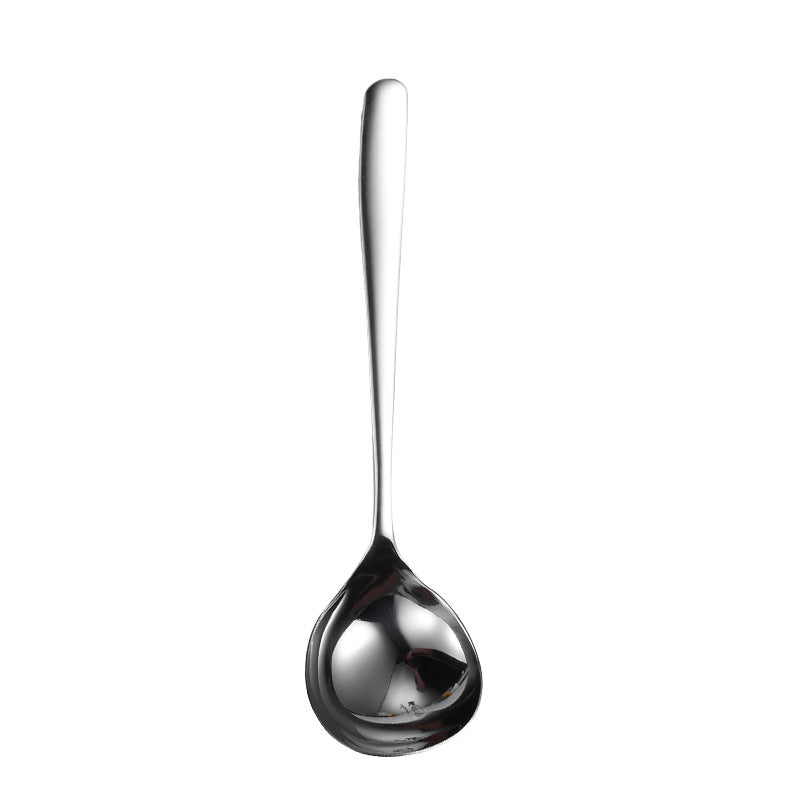 Stainless Steel Soup Ladle with Long Handle - Thickened Kitchen Utensil