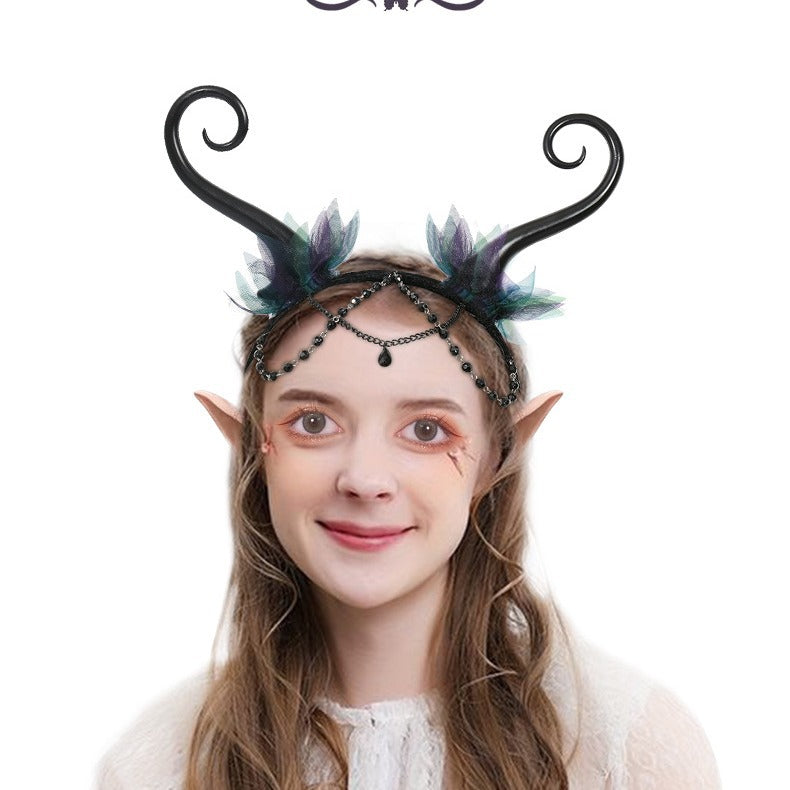 Tentacle Headband Elf Style Fantasy Hair Accessory for Women