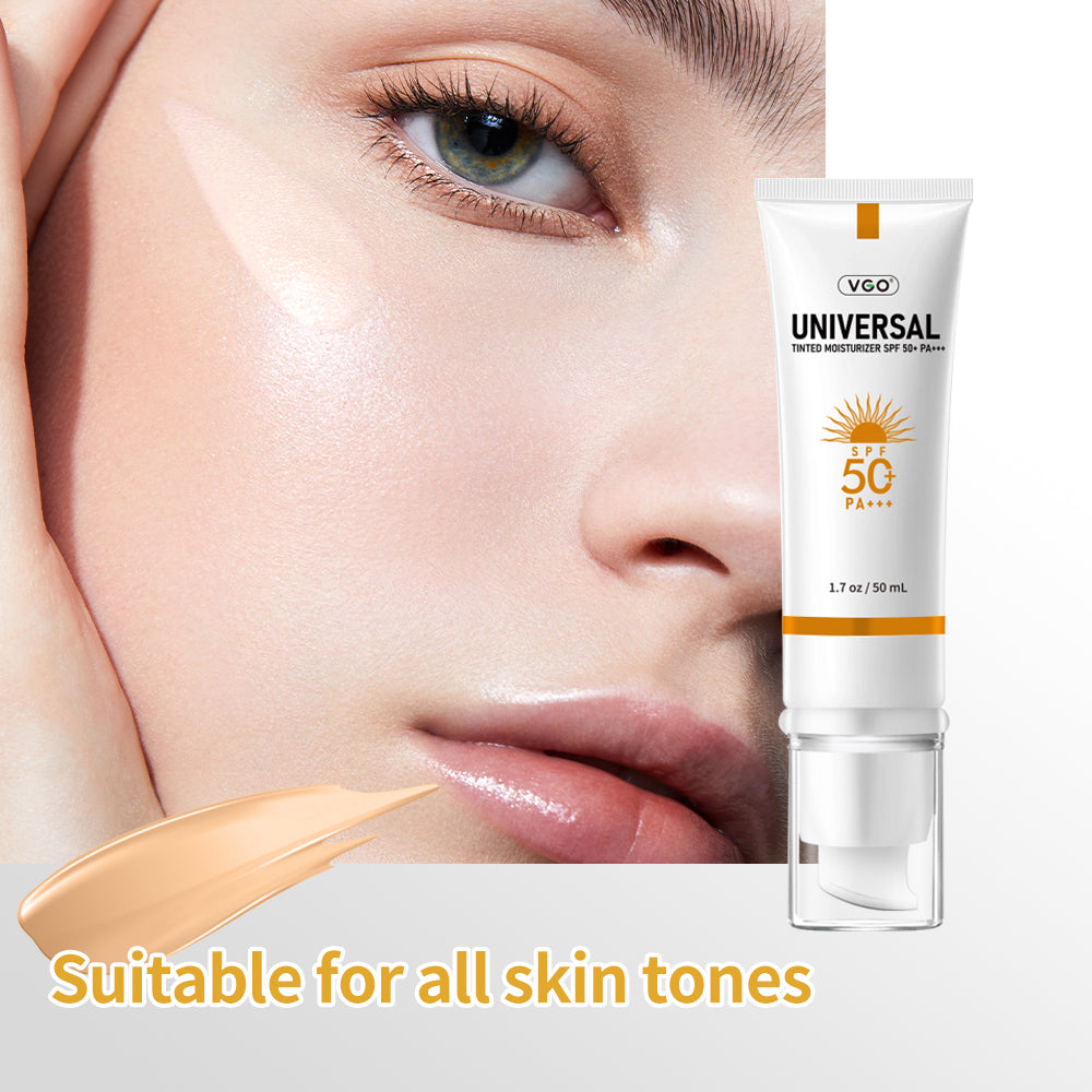 Tinted Facial Sunscreen SPF 50ml - All Skin Types UV Protection