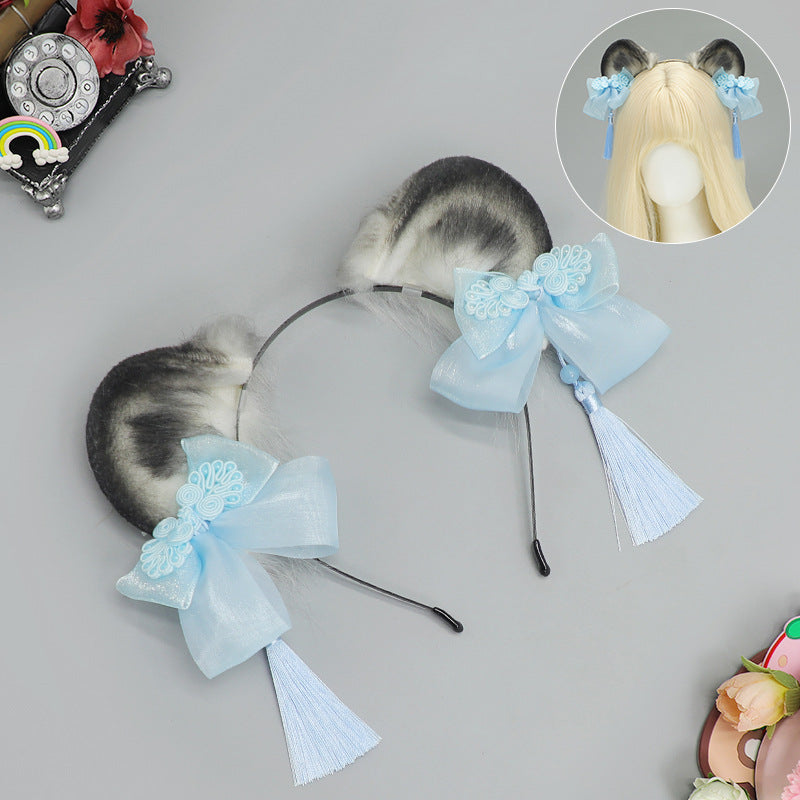 Cute Panda Headband - Handmade Plush Unisex Hair Accessory in Multiple Colors