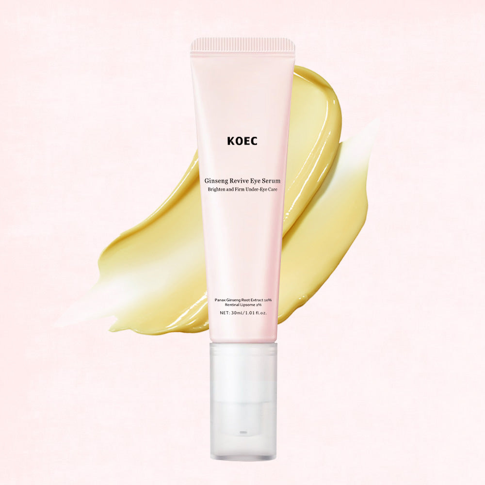 Retinol Eye Cream for Wrinkles and Dark Circles - Ginseng & Pink Peptide Options