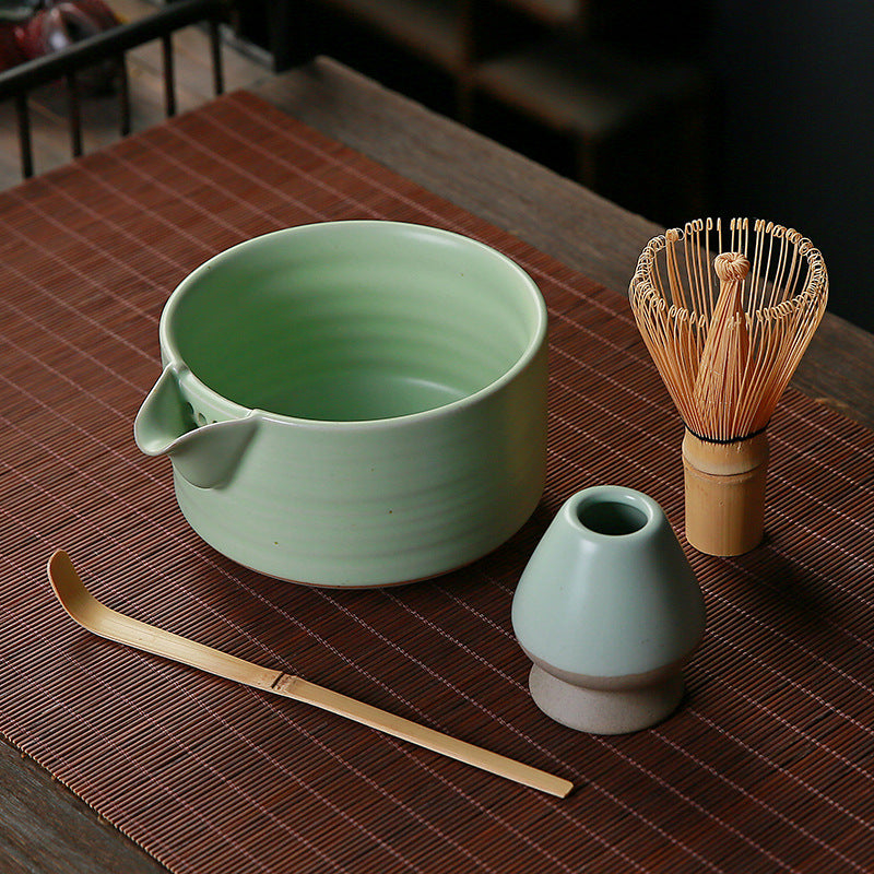 Matcha Tool Set with Gift Box - Japanese Ceramic Matcha Whisk & Bowls