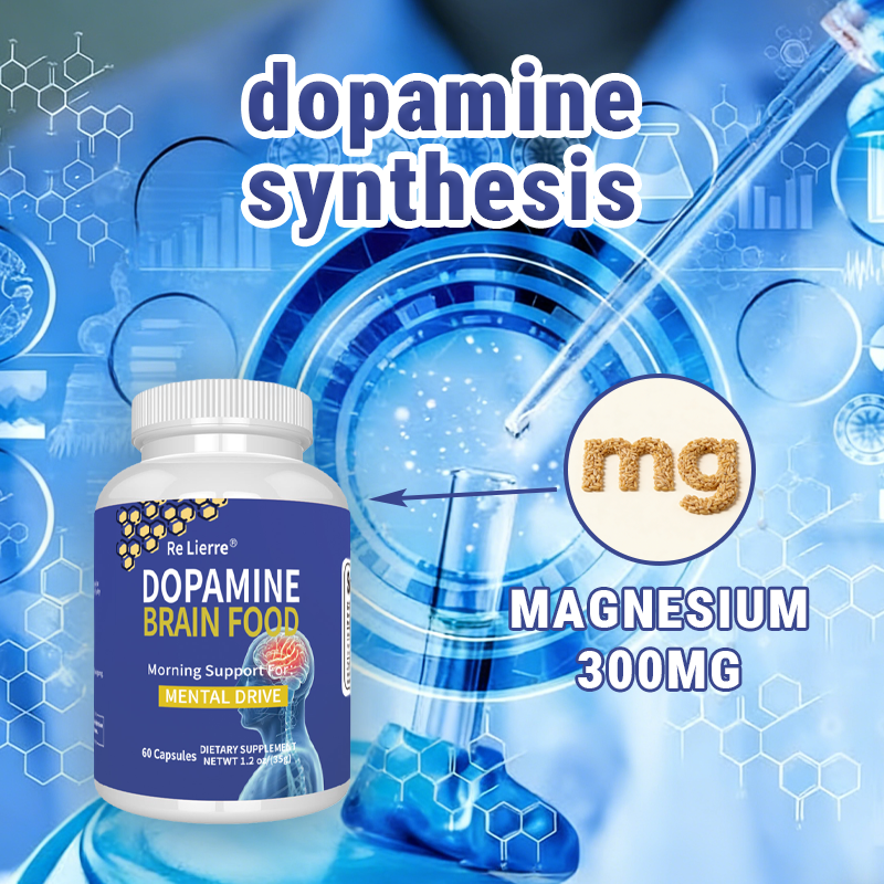 Dopamine Brain Support Supplement - 60 Capsules - Mental Focus & Clarity