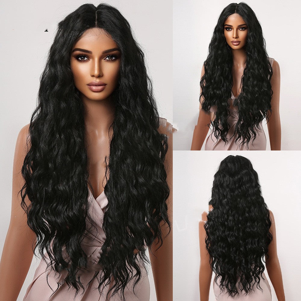High-Temperature Synthetic Wig for Women - Long Curly Star Style, HC11034