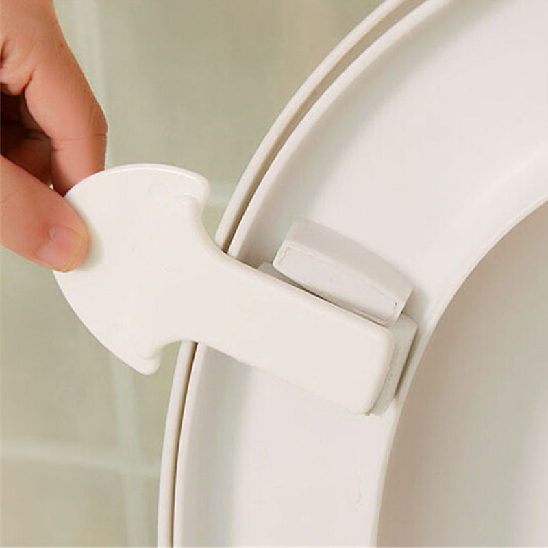 Portable Toilet Lid Lifter - Hygienic Bathroom Accessory, White