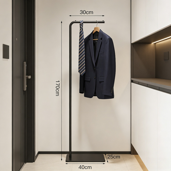 Heavy Duty Gold Metal Clothing Rack with Marble Base - Multipurpose Garment Hanger