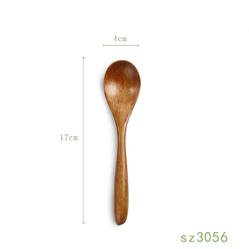 Solid Wood Honey Spoon - Japanese Style Kitchen Utensil