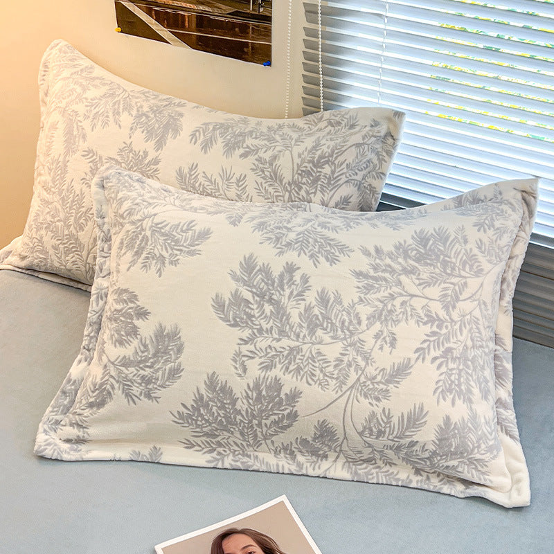 Extra-Thick Milk Velvet Pillowcases - Soft Home Textiles, 1 Pair