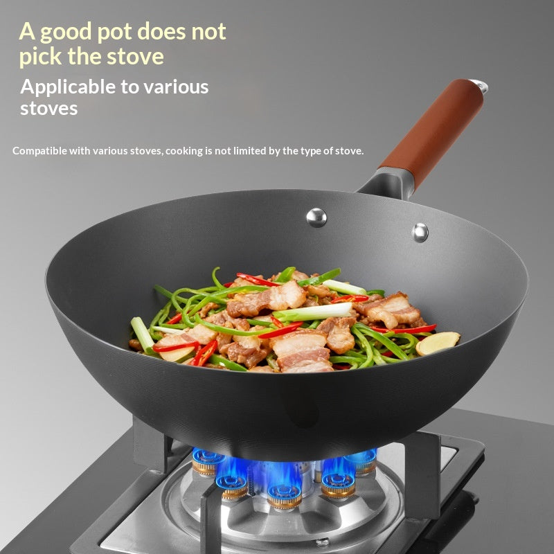 Titanium Alloy Nonstick Frying Pan Multi-Functional Cooking Pot 32cm 34cm