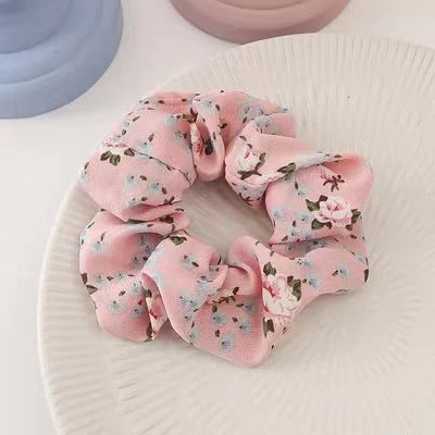 Korean Fruit Pig Large Intestine Hair Ring Organza Hair Accessory for Women