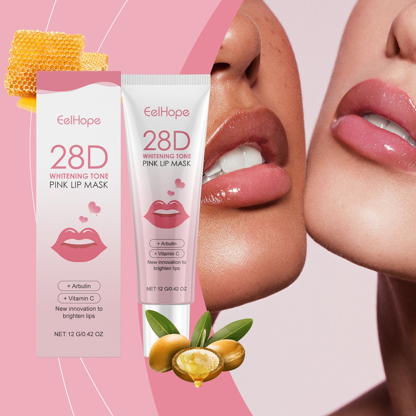 Moisturizing Color-Changing Lip Balm with Shea Butter and Beeswax