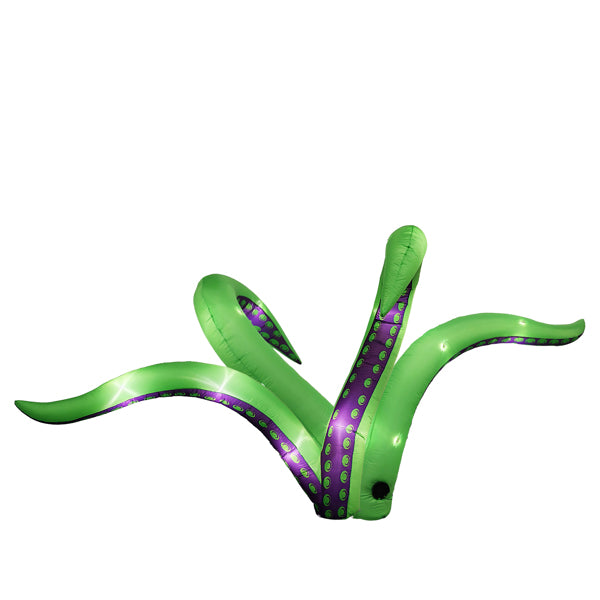 6.9FT Inflatable Octopus Tentacles - LED Halloween Decoration - 2 Pack