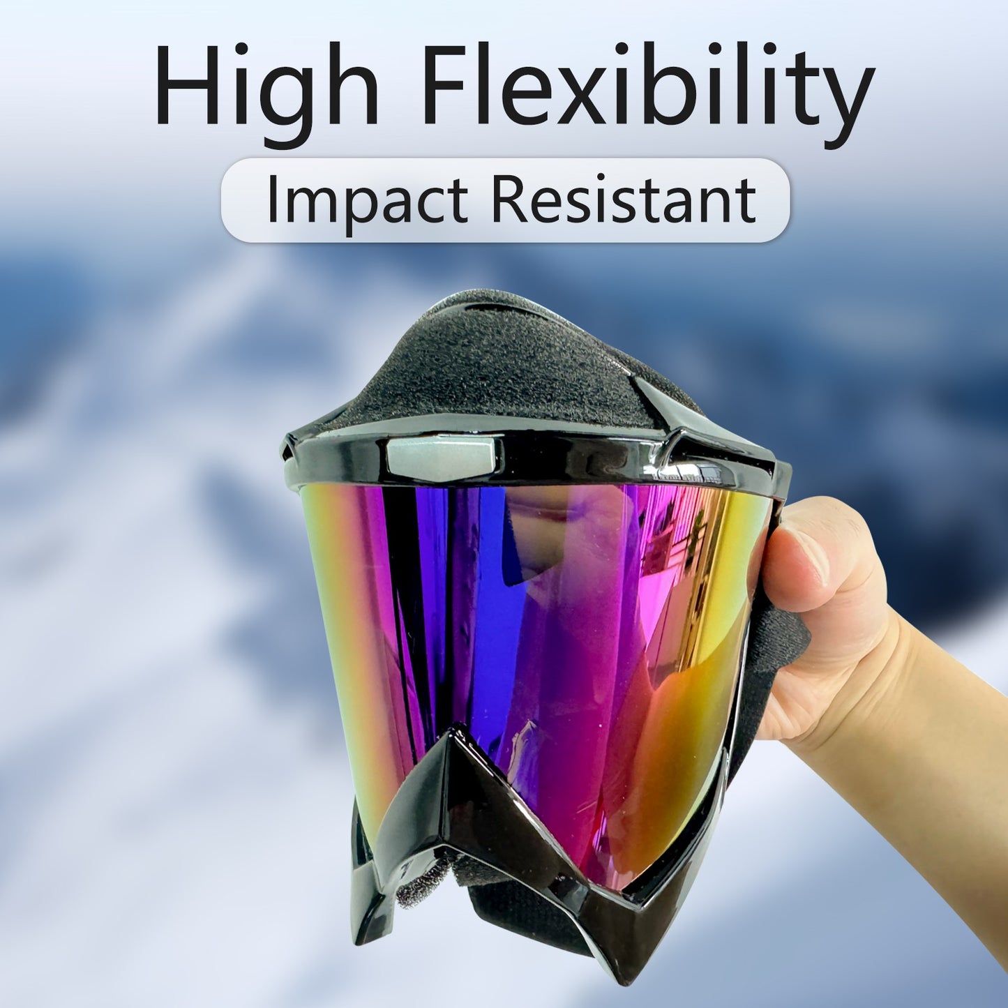 Motorcycle Goggles for Glasses - Anti-Fog, UV Protection, Shatterproof